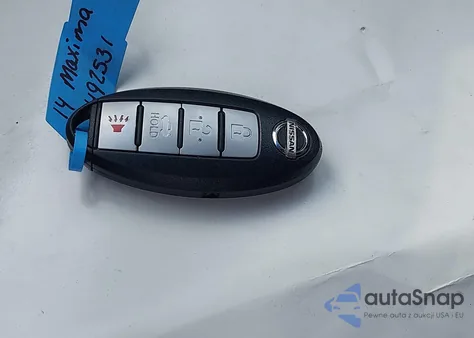 2014 Nissan Maxima 3.5 Sv from USA, damaged, VIN 1N4AA5AP3EC492531